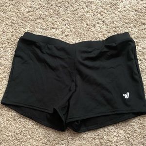 Varsity Booty Shorts, Black